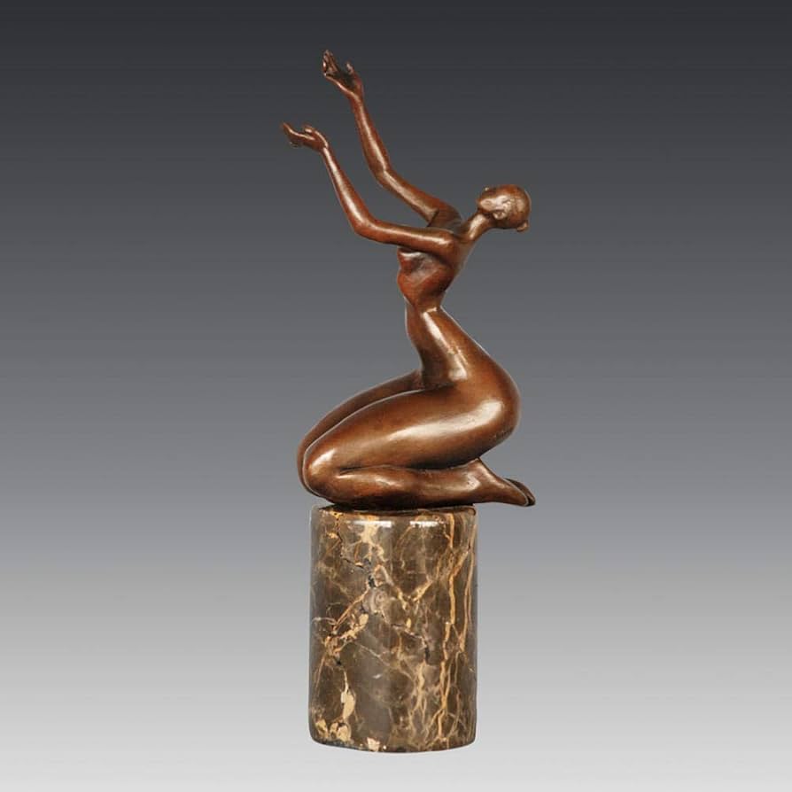 Amazon.co.jp: 彫刻 彫刻像女性像若い女性の装飾 : ホーム＆キッチン