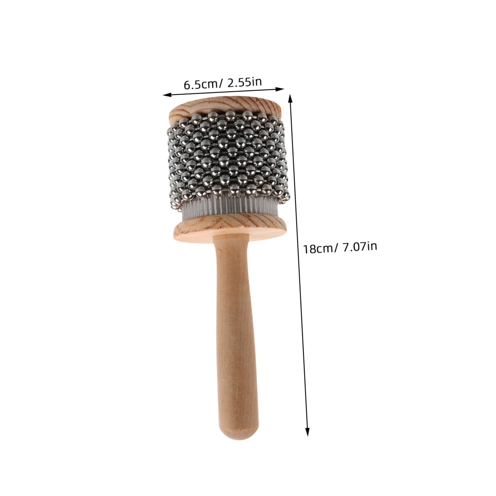 YARNOW 5 Pezzi percussione musicale per giocattoli sensoriali per giocattoli musicali per piccoli strumenti per mini strumento musicale Acciaio inossidabile Beige