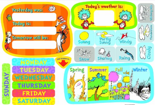 Eureka Classroom Supplies Back To School Dr Seuss Teacher Calendar 