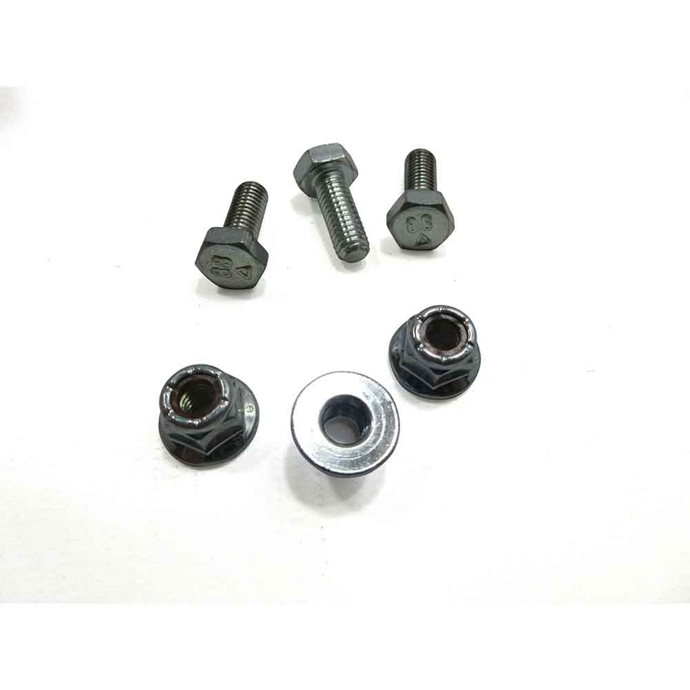 OMB Warehouse (3) Shear Pins Bolts Locking Nuts Fits Honda HS1132 HS928 HS828 HS724 HS624
