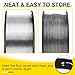 2 Packs 035 Flux Core Welding Wire, E71T-GS Gasless Mild Carbon Steel Mig Welding Wire, 2-Pound Spool Flux Core Wire Compatible with Most Welder