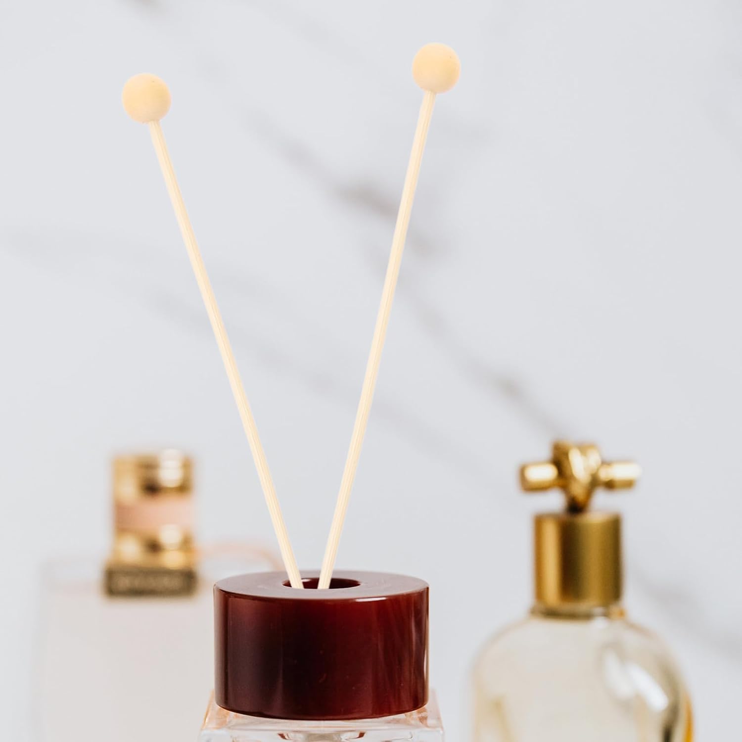 50pcs Wooden Bead Reed Diffuser Sticks for Home Office
