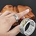 HETICA Feng Shui Pixiu Mantra Amulet Lucky Adjustable Ring Buddhist Good Luck Mantra Double Protection Wealth Love Health Ring Vintage Ring Jewelry Gift