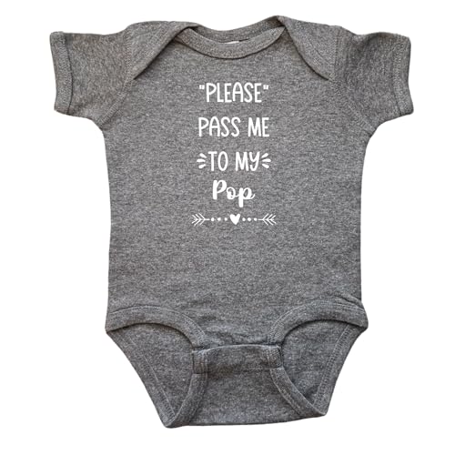 Pop Themed Infant Bodysuits, Baby Shower Newborn Gift, Pregnancy Reveal Present, Valentine's or Father's Day Gift