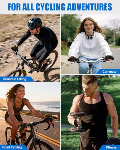 Guantes para Bicicleta para Mujer/Hombre Guantes de Ciclismo Guantes para Gimnasio miniatura 6