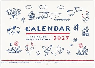 2027年 カレンダー 壁掛け イラストライフカレンダー CK-2705 リュリュ 本庄綾子