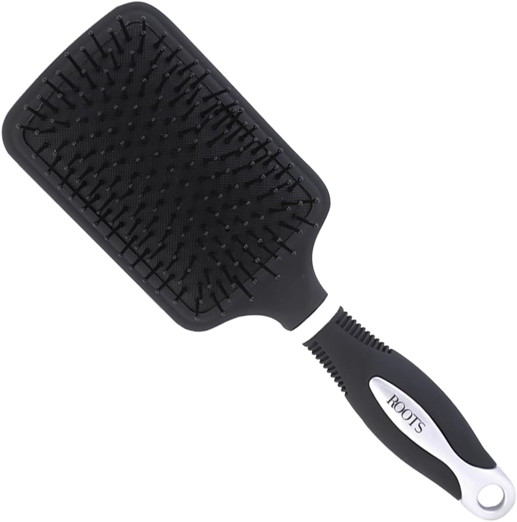 Roots Classic Paddle Hair Brush(Black)