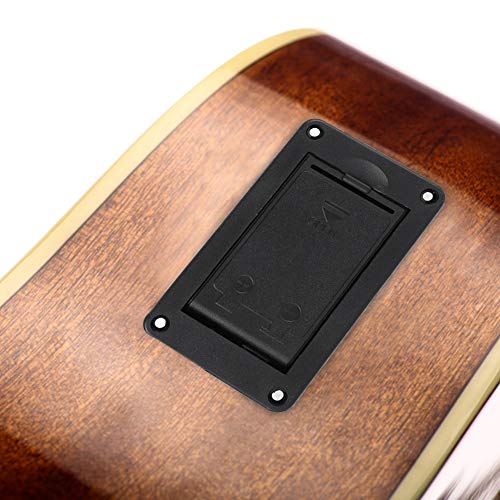 Drfeify 9V-Batteriehalter-Kasten-Kastenabdeckung Percussion Instrument für Gitarren-Tonabnehmerzubehör Play a Musical Instrument