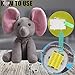 YOEGO Talking Toy, Plush Elephant Cute Sound Effects with Repeats Your Said Voice, Best Buddy for Kids Gift