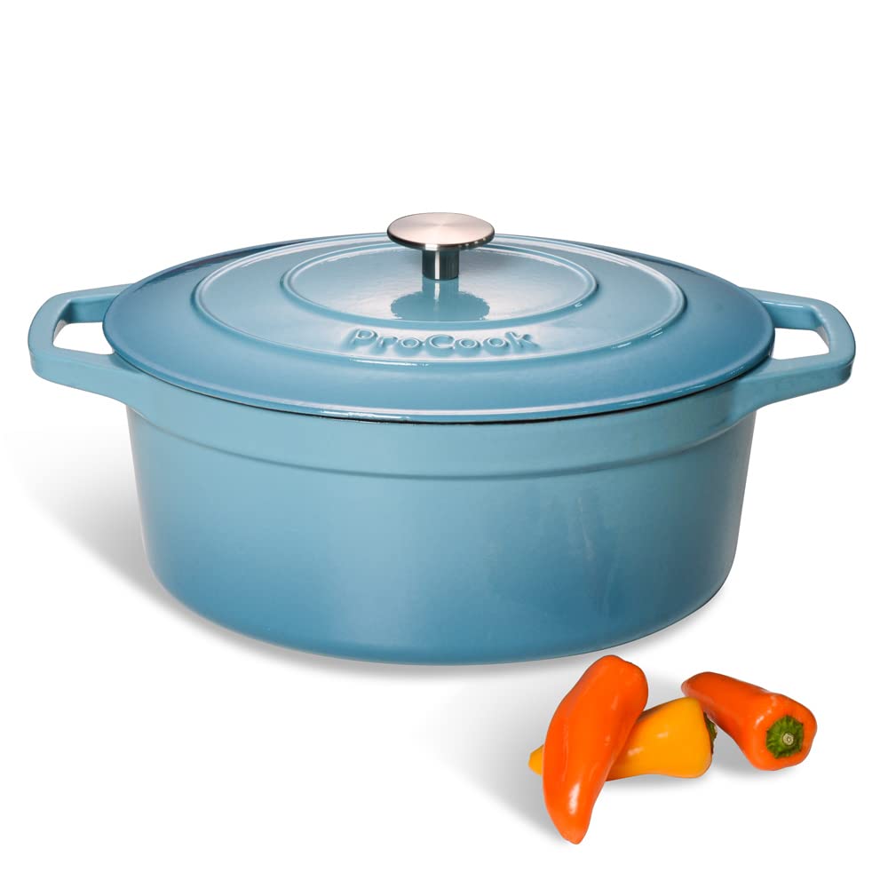 ovenware Home Cookware, Dining & Bar Supplies ProCook Cast Iron Induction Oven Safe Enamel