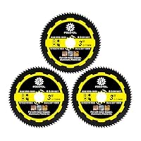 FOCSTOL Trennscheibe Metall - 3 Stück 75mm x 10mm Sägeblatt für Weiches Metall Kupfer Aluminium