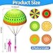 6 Pcs Parachute Toys for Kids 3 4 5 6 7 8-12 Years Hand Throwing Outdoor Toys with Small Figures for Boys Girls Birthday Easter Gifts Valentines Party Favors Classroom Prizes Goodie Bags Stuffers