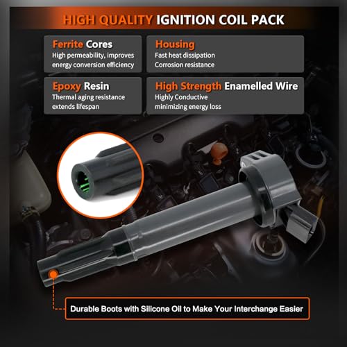 Image of UF487 Ignition Coil Pack for Toyota Camry 2007-2015