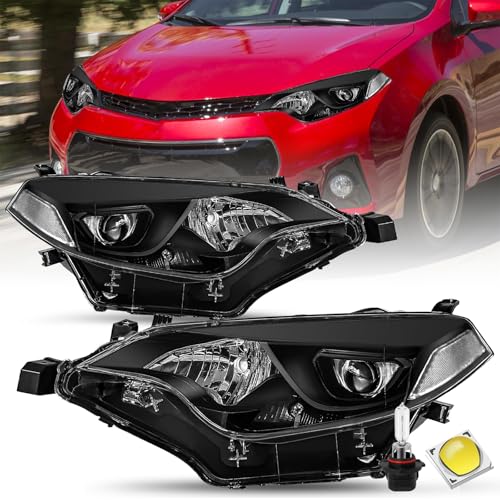Image of TUSDAR LED Headlight Assembly for 2014 2015 2016 Toyota Corolla (W /Bulbs)