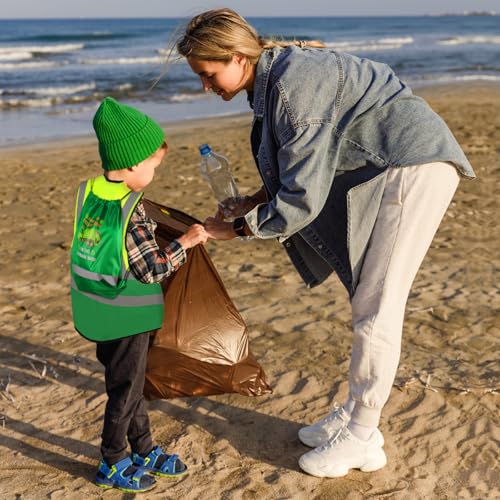 Disfraz infantil kit hombre de basura 4 piezas miniatura 6