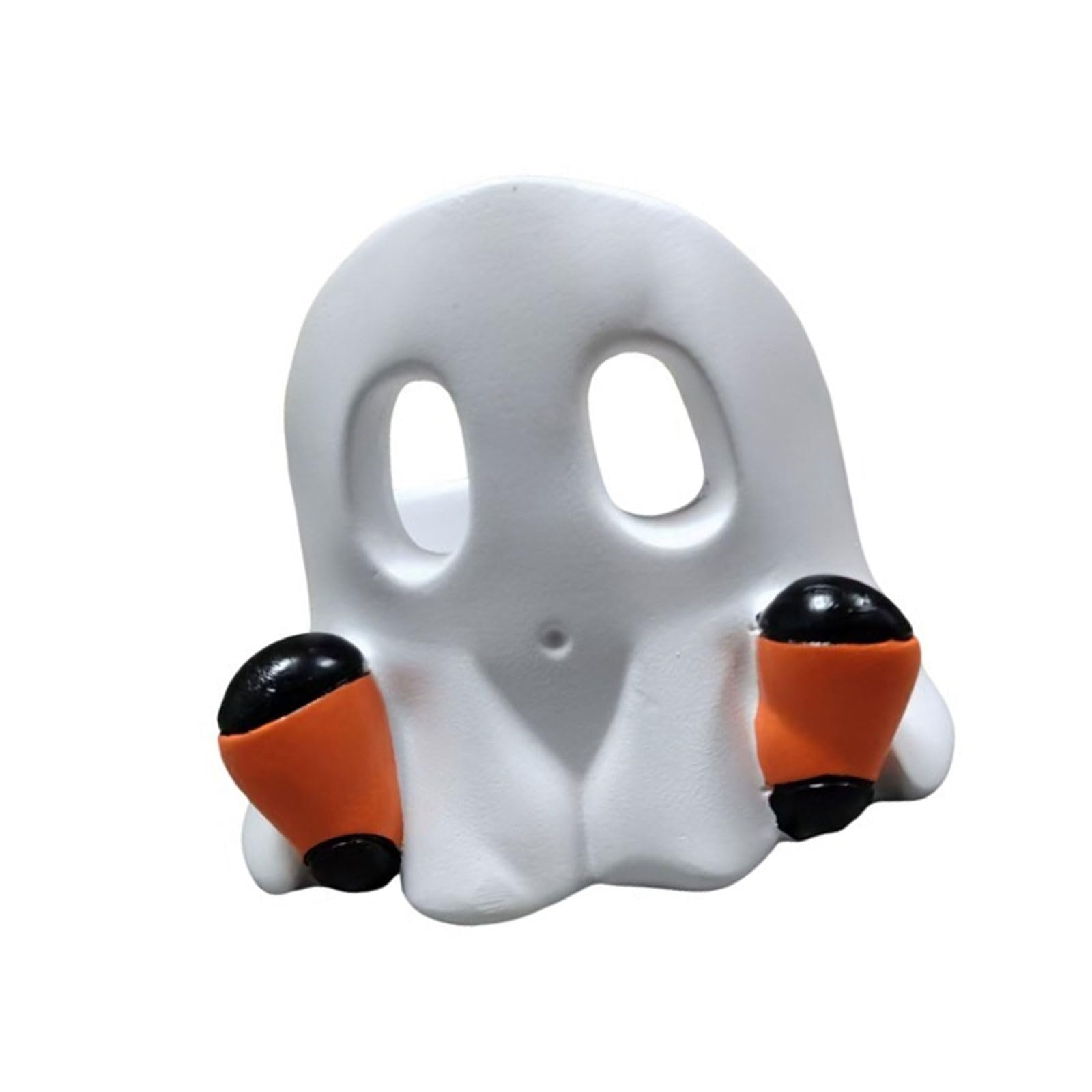 Nucelit Unique Halloween Resin Stand Skull Pumpkin Shape for Parties Bookshelves Desk Decoration Display