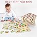 8PACK Wooden Peg Puzzles for Toddlers, Kids Puzzles Set - Letters, Numbers, Animals, Vehicles, Ocean, Vegetables, Fruits and Farm,Educational Learning Toys for Girls & Boys.