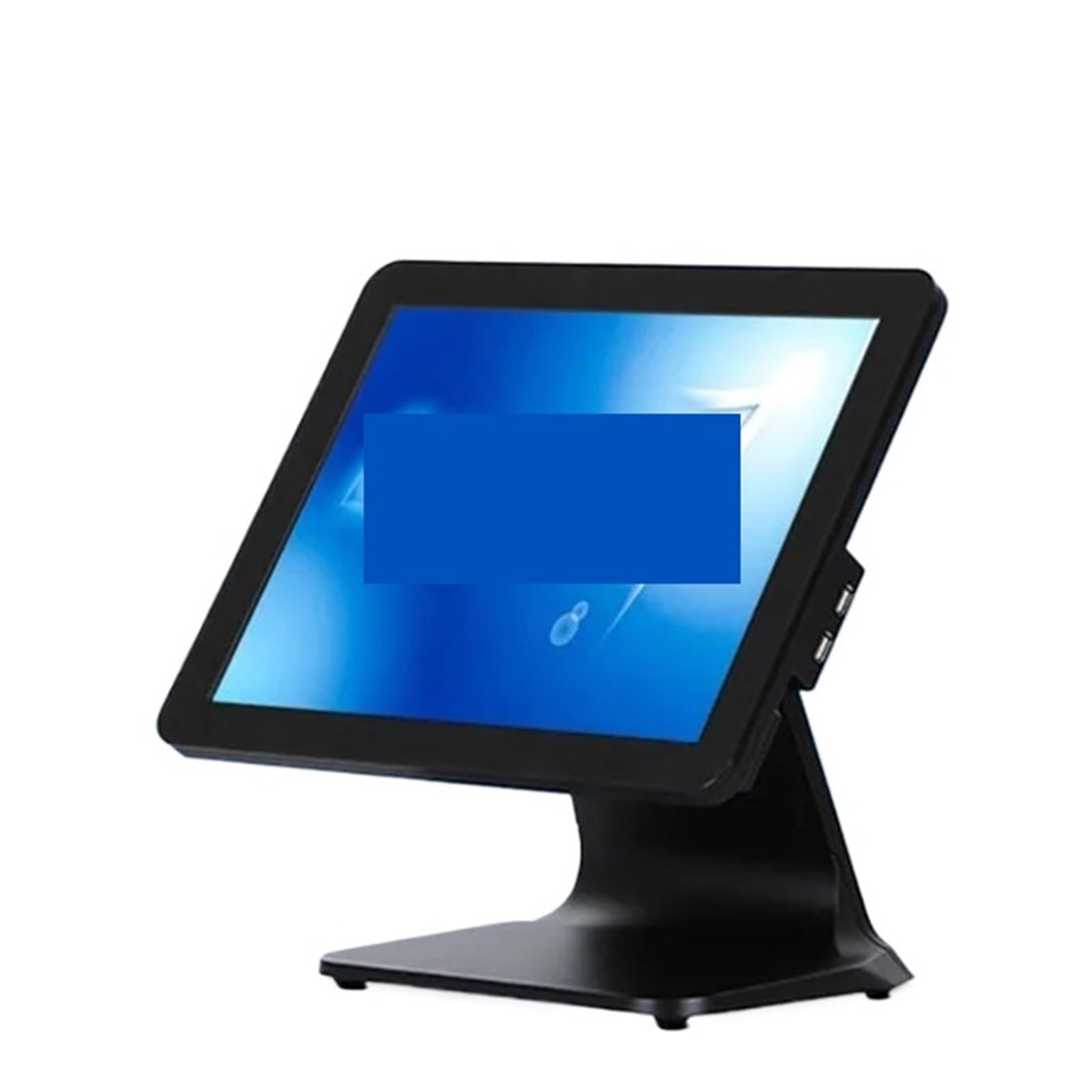 Registratore di cassa, Un set completo di registratore cassa, stampante termica, scanner, cassetto for contanti, touch da 15,1 pollici, WIFI integrato(Black Single screen)
