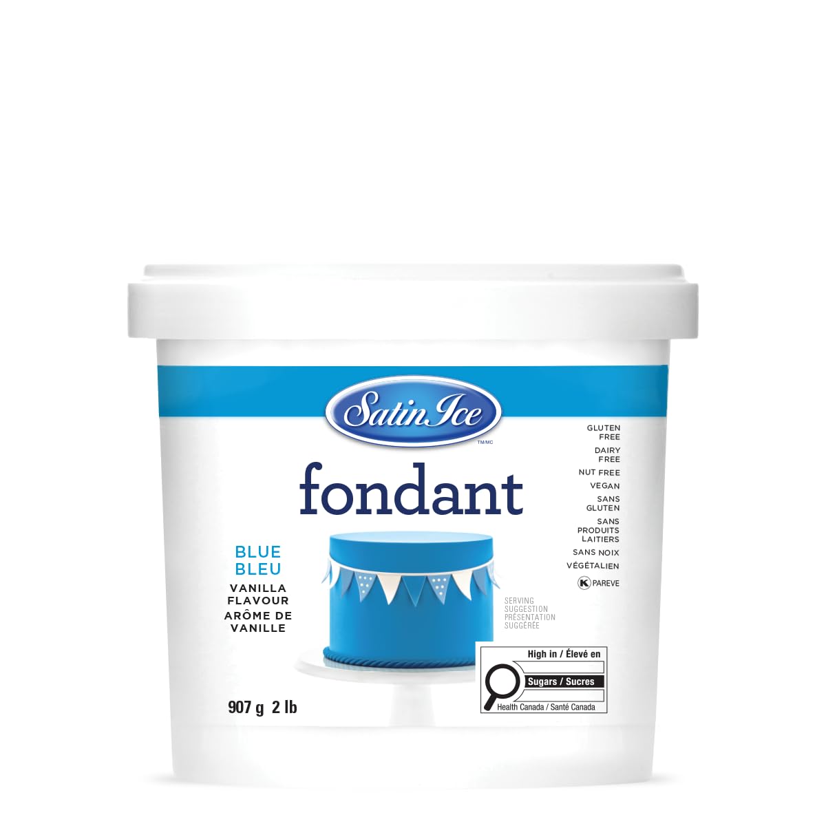 Satin Ice White Fondant, Vanilla, 1 Kilogram - 5