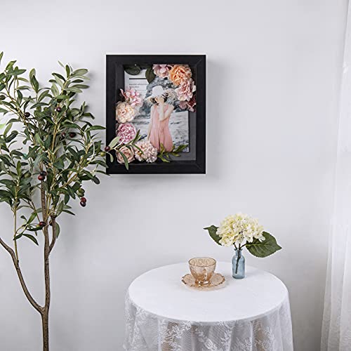 Golden State Art, 11X14 Shadow Box Frame Display Case, 2-Inch Depth, Great For Collages, Collections, Mementos, 6 Pins Included (Black, 1 Pack) #TOP6