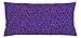 ABAKUHAUS Astratto Federa Fodera Cuscino, Irregolare del Modello di Puntini, Copricuscino Quadrato Decorativo, 90 cm x 40 cm, Scuro Lavanda e Multicolore