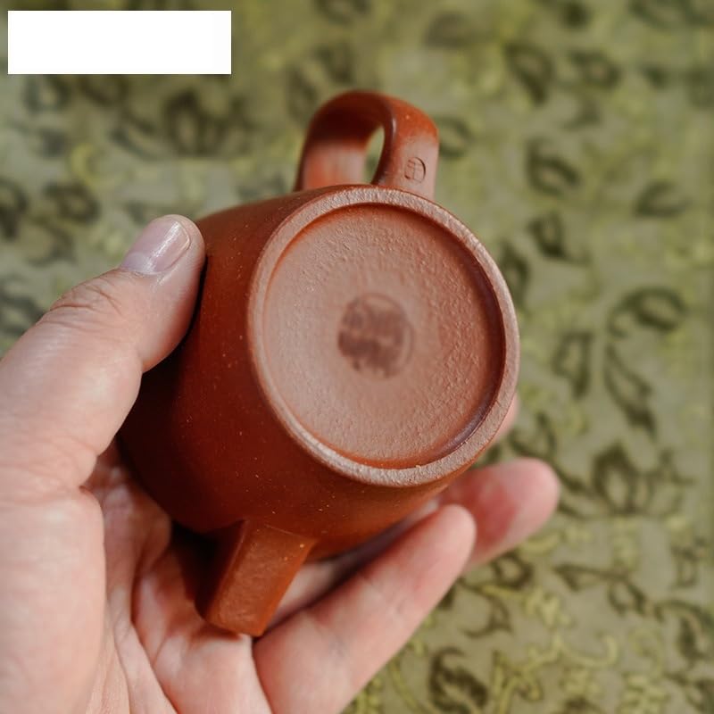 100 ml fioletowy gliniany czajniczek, duży kaliber ręcznie robiony czajnik gliniany z zaparzaczem zestaw do herbaty Zisha luźny czajnik herbaty herbata mleko kawa, czajniczek biurowy