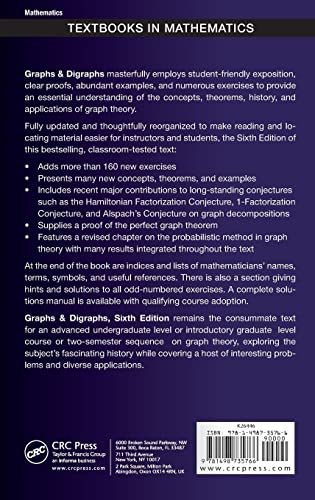 Graphs & Digraphs (Textbooks in Mathematics) - Image 2
