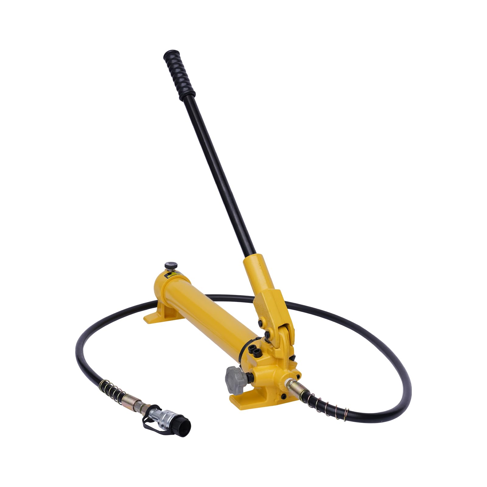 Bomba de mano hidráulica, bomba de alta presión de 700 cc con manguera de 1,8 m | Para cilindro hidráulico, doblador de tubos, perforador, crimpadora, manual, hierro fundido, portátil, industrial, taller