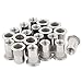 20pcs 5/16''-18 Rivet Nuts Stainless Steel Threaded Insert Nutsert Rivnuts 5/16-18UNC Flate Head