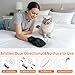 MMGOPET Pet Hair Remover Glove for Cats & Dogs, Patented Adjustable Strap, Reusable Five-Finger Grooming Glove, Non-Slip Fit, Removes Pet Hair from Couch, Carpet, Laundry & Car Seat, 2Pcs