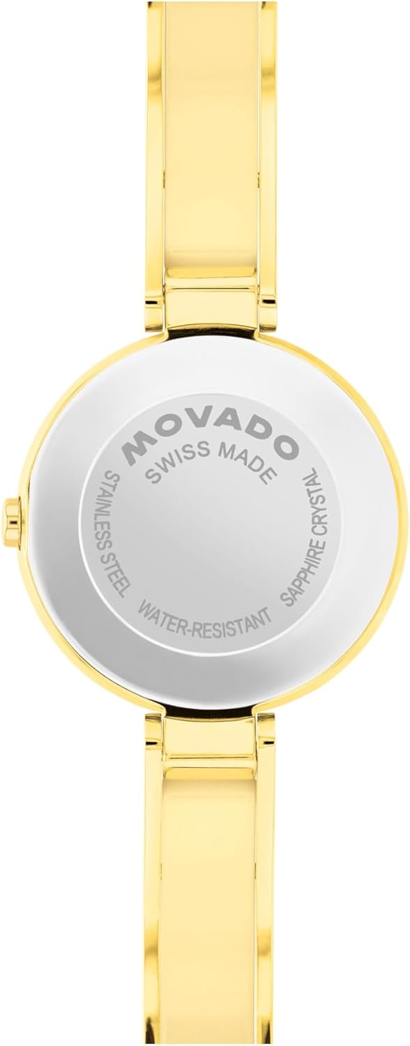 Movado Moda Women's Bangle Watch - Swiss Quartz, Stainless Steel - Classic, Modern Luxury Fashion Timepiece for Her - 24mm - Image 3
