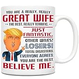 Gifts for Wife from Husband - Wedding Anniversary for Women, Birthday, Mothers Day, Valentines, Christmas Wife Gifts for Her, Romantic Love Gift for Wifey - 11 Oz Mug