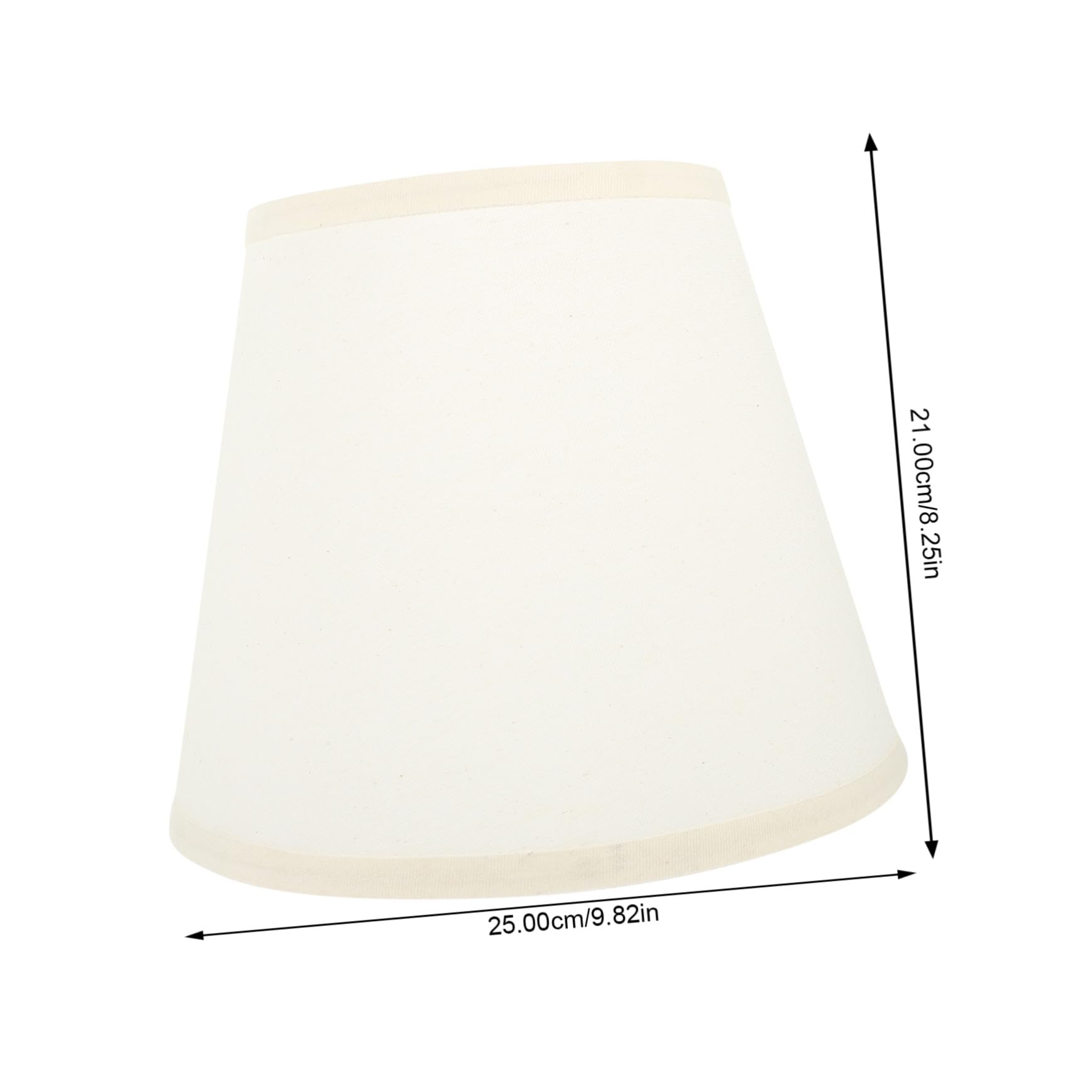 COLLBATH Pantalla de Lámpara de Mesa Moderna de Lino Beige Pantalla de Repuesto Cilíndrica para Lámpara Mesita de Noche Diseño Delicado para Dormitorio y Salón
