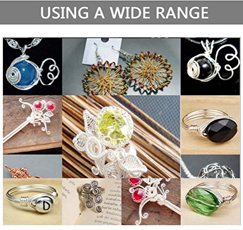 Image of Beadsnfashion 10 Meters Aluminium Craft Wire 1mm Silver Color for DIY Art & Craft Projects, Wire Wrapping, Jewellery Design, Flower Decoration, Floral Arrangement and Handmade Craft Supplies