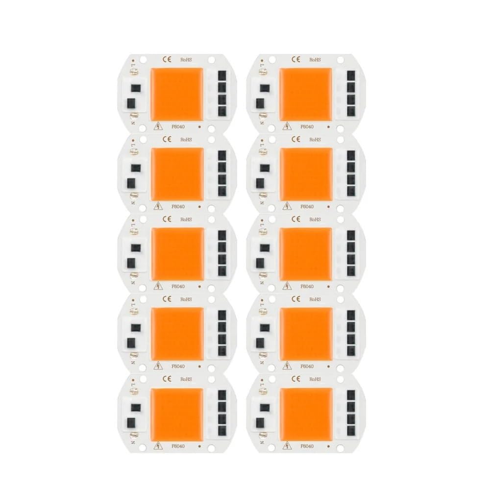 10PCS Grow Plant Light AC230V 30W LED COB phytolamp chip Full Spectrum