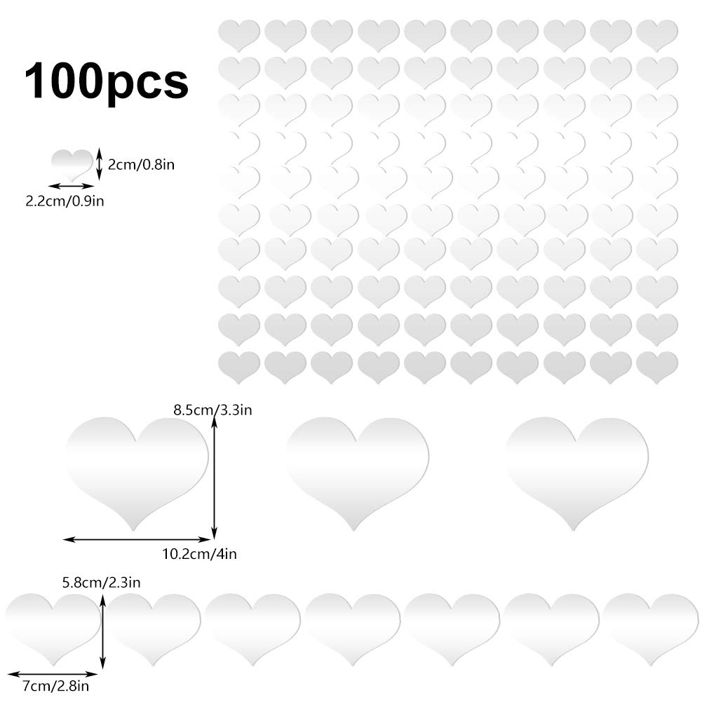 Beau stickers muraux miroir acrylique bricolage maison lettre logo d