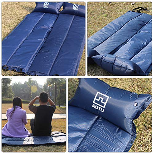 Tapete de dormir BESPORTBLE, tapete de dormir autoinflável, para acampar, mochilão, caminhadas, airp