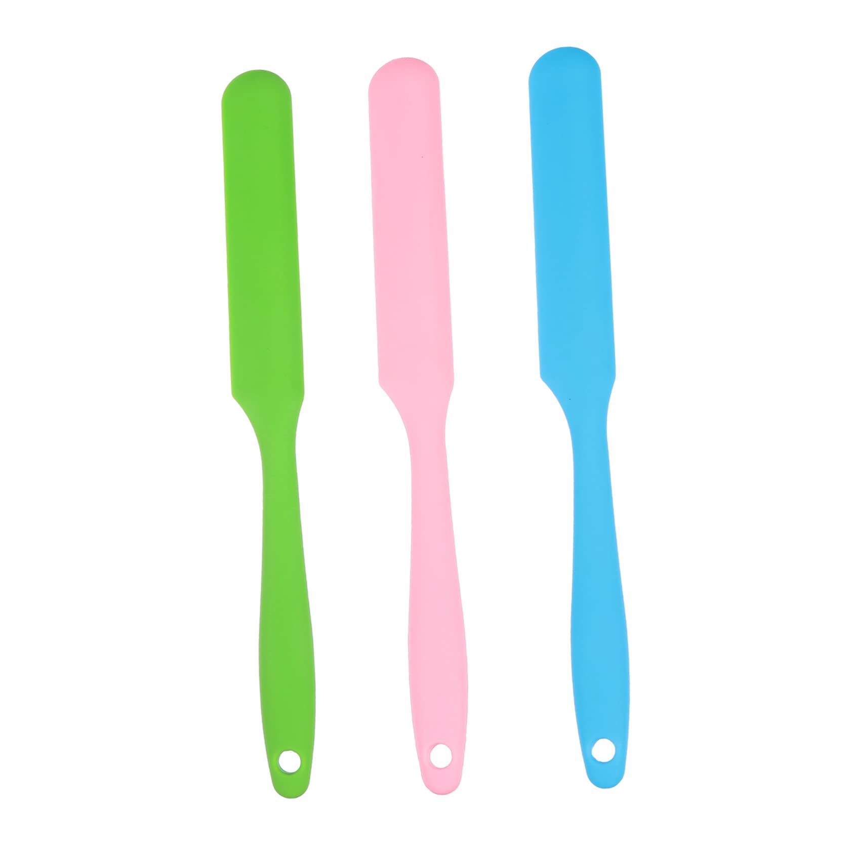 Didiseaon 3Pcs Silicone Wax Sticks Applicator for Hair Removal Non Stick Long Handle Comfortable Grip for Use Safe and Reliable Waxing Spatulas