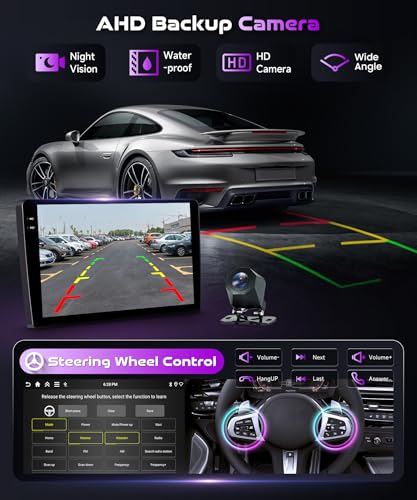 Image of 4G+128G Car Radio for Honda CRV 2002-2006, Wireless Carplay Android Auto Android 15 Car Stereo, 9 Inch in-Cell Touch Screen with 5Ghz-WiFi, GPS, Bluetooth, FM /RDS, HiFi Audio, Rear Camera