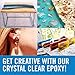 Craft Resin Epoxy Kit, 1 Gallon Total, 2-Part Crystal Clear Supplies for Beginners, Includes Molds for Tabletop Art, Jewelry Casting, DIY Tumblers, Wood, and Boat Projects