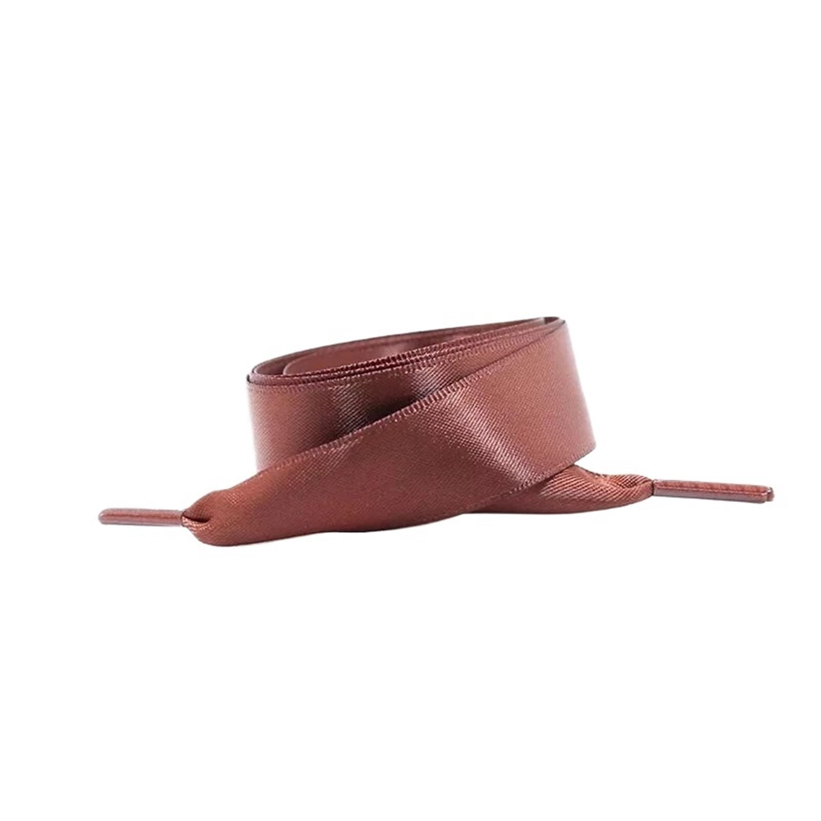 10 Paar Seidensatin-Schnürsenkel, 2 cm Breite, Band, flache Schnürsenkel, Damenstiefel, Turnschuhe FüR Sneaker