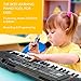 RenFox Piano Keyboard 61-Key Portable Keyboard Piano for Kids with Microphone&USB Cable Toy for Kids Boys Girls