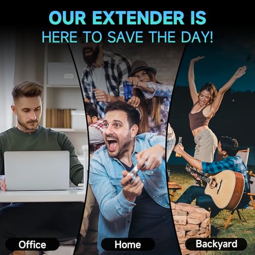 Image of Best WiFi Extender Internet Booster, 1-Button Setup Repeater