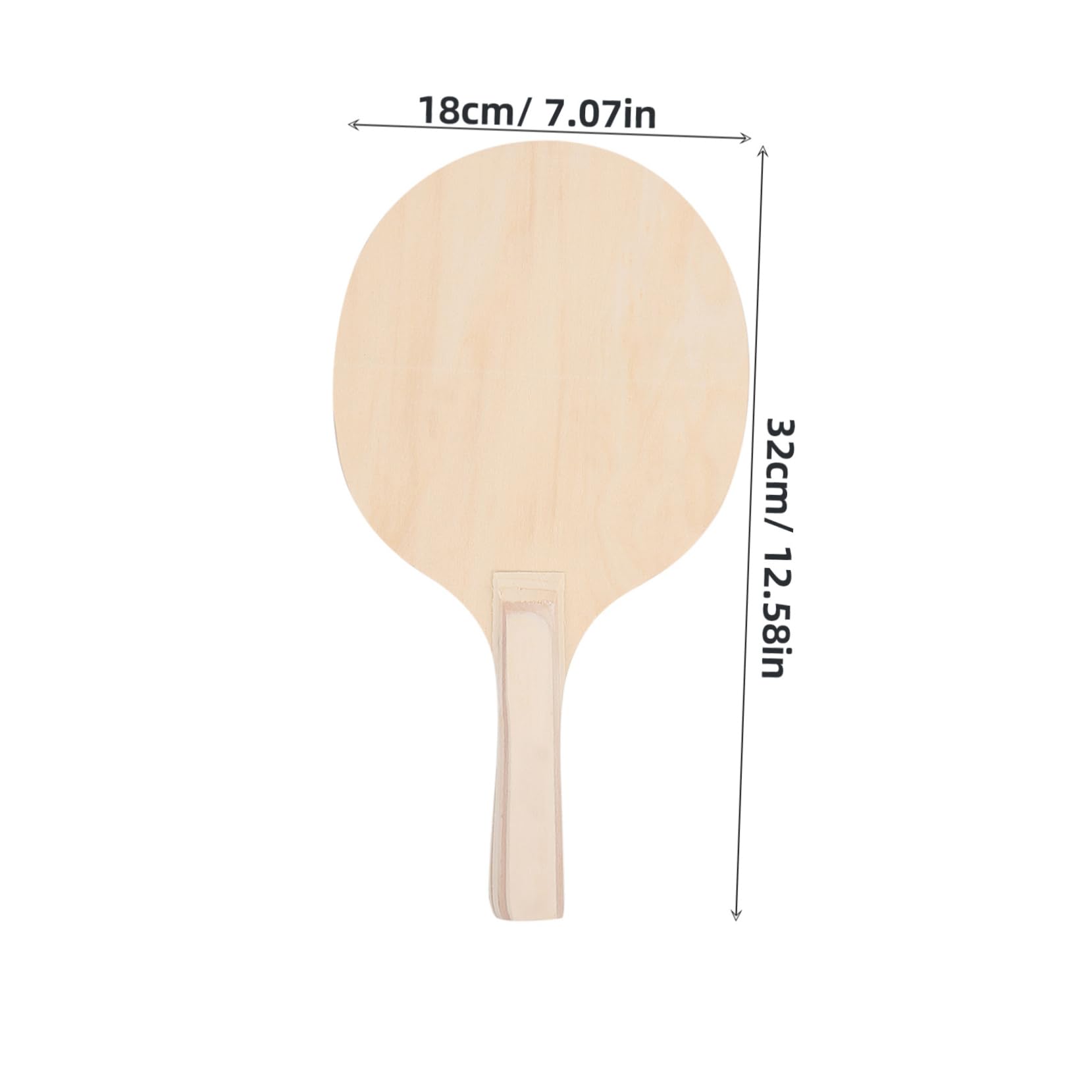 UKCOCO Set Racchette da Spiaggia in Legno Marrone 4 Pezzi, Portatile