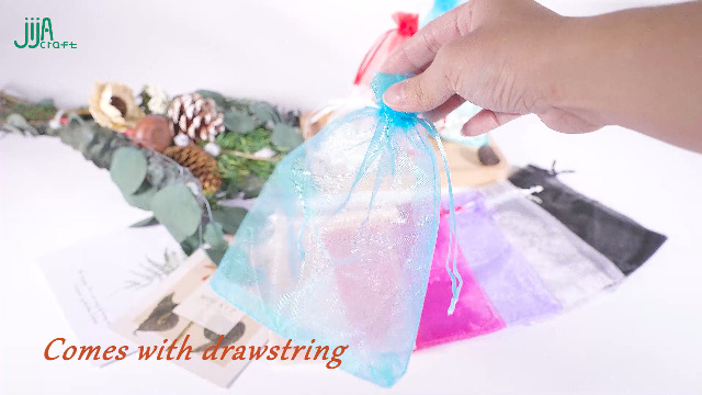 100 Pièces (7*9 Cm) Sacs Cadeaux En Organza Doré, Sacs à Bijoux, Sacs