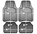 Armor All 4-Piece All-Season Floor Mats, Custom Fit Mats for Cars, Trucks, SUVs — Gray