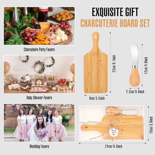 Set 6 tablas de cortar con cuchillos y cajas de regalo miniatura 2