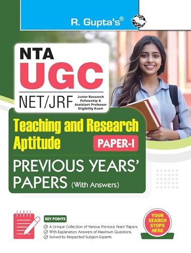 NTA-UGC-NET/JRF: (Paper-I) Previous Years' Papers (Solved)