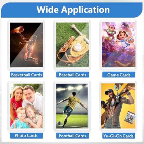 Image of TecoKart Compatible with Trading Card Sleeves | Replacement for 30pcs 3 inchx4 inch PVC Clear Top Loaders, Premium Protection Anti-Scratch for MTG, Baseball, K-pop & Social Security Cards