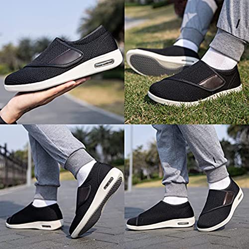 Diabetic Shoes for Swollen Feet,Men Women Swollen Feet Obese Large Shoes,Comfort Elderly Orthopaedic Shoe Extra Wide Health Preventive Shoes (A 36 EU) (A 47 EU)2